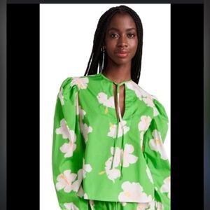 The lulo project floral Blouse